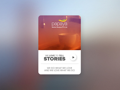 Papaya Media designing ui