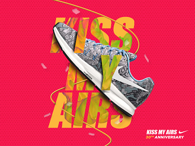 KISS MY AIRS designing graphic