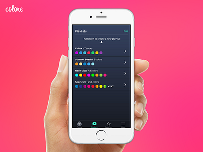 Playlists | Colore
