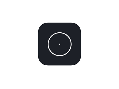 Minimal Stopwatch iOS App Icon app app icon icon illustrator ios icon live minimal simple stopwatch