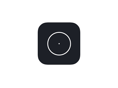 Minimal Stopwatch iOS App Icon