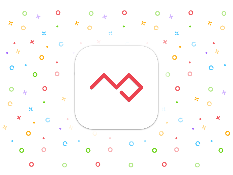 iOS App Icon colors colorful illustrator logo iconography glyph red pattern icon ios personal project project