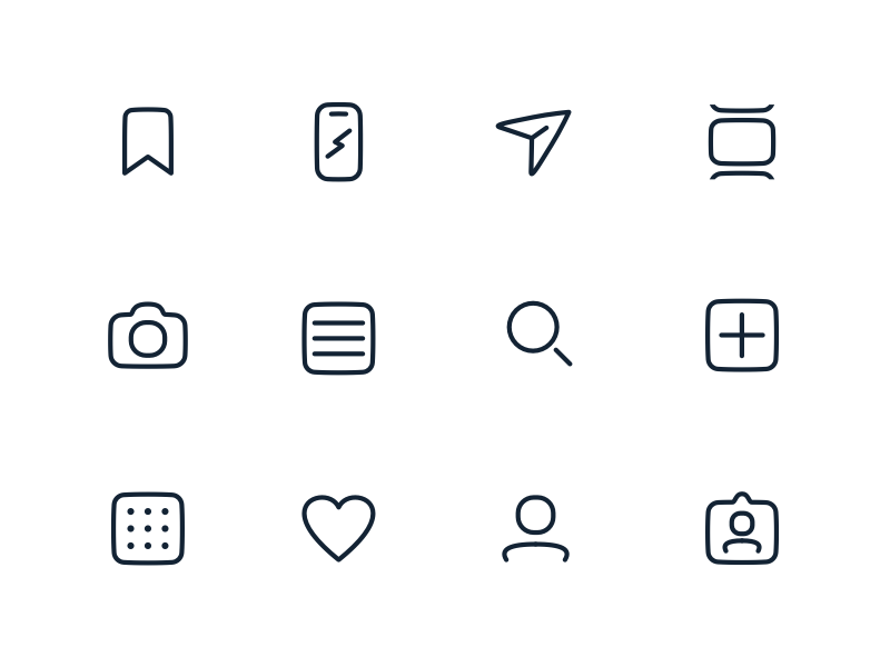 cool instagram icons