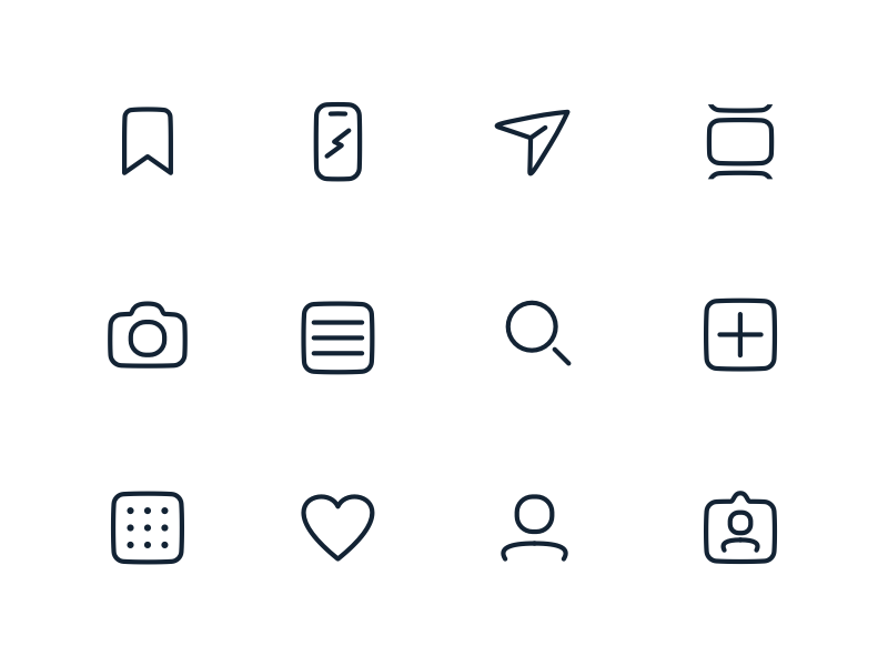 instagram symbols on feed 2019