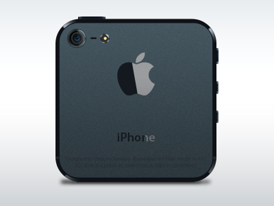 iPhone Slate apple black buttons camera flash frame iphone iphone 5 metal mockup rings shine shiny slate