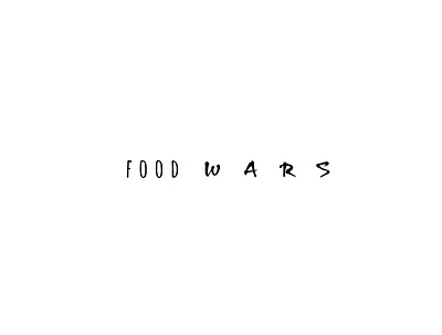 FOOD WARS app branding design graphic design illustration logo typography ui ux vector