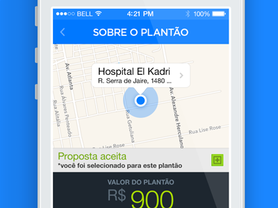 Pega Plantão iOS 7 app ios7 pega plantão