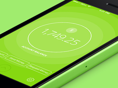 Digital Money App upgrade app green ios iphone money