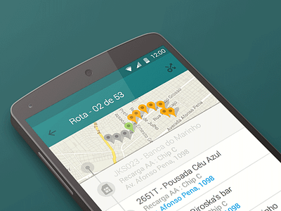 Business Intelligence android l location lollipop map material design sell