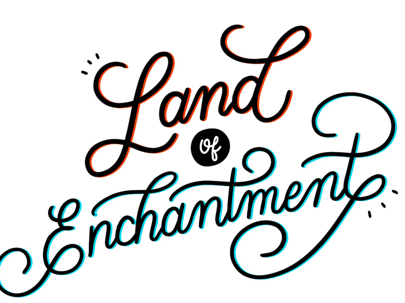 Land of Enchantment by Michelle Rivera on Dribbble