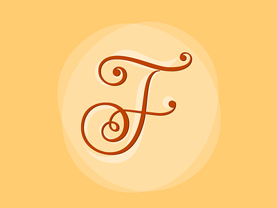 F Is For Fancy cap custom daily drop fancy flourish letter lettering type