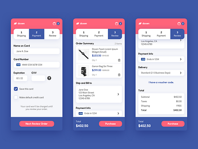 Mobile Payment/Review by James on Dribbble