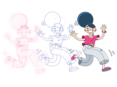 80's Jump. Process