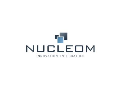Nucleom Logo Animation animation gif innovation integration logo square technology