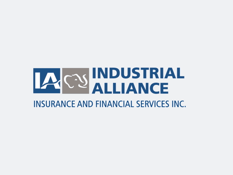 From Industrial Alliance to IA animation financial gif logo strokes