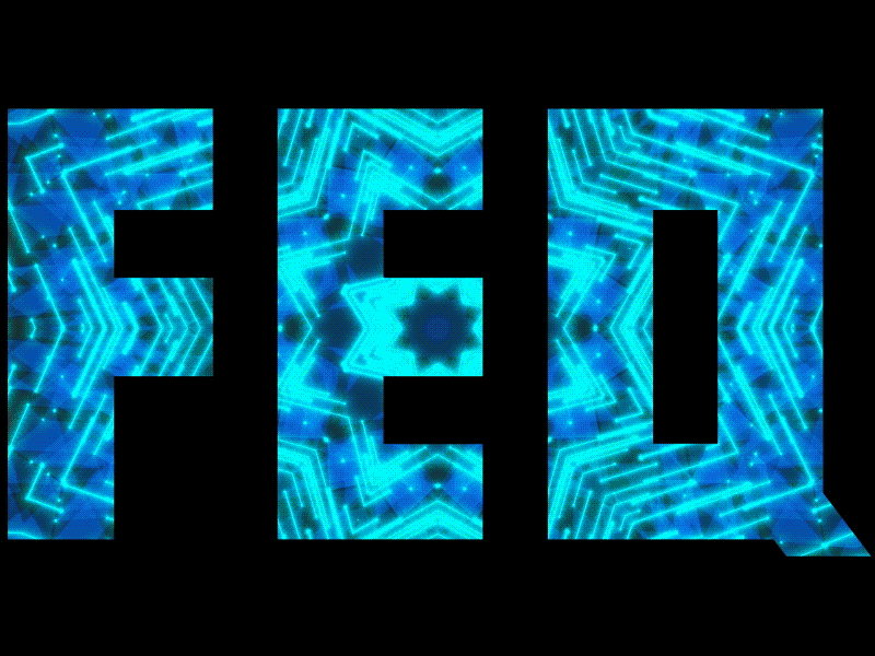 FEQ animation feq gif letters motion design motion graphics projection
