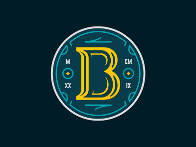 The Bend Monogram branding design identity logo