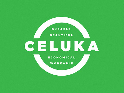 Celuka badge branding design identity seal