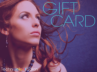 Hair Salon gift card gift card printdesign