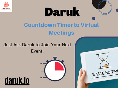 Meeting Countdown Timer App - Daruk meetingcountdowntimerapp timerappformeetings videotimerformeetings videotimerforvirtualevents videotimerforzoom