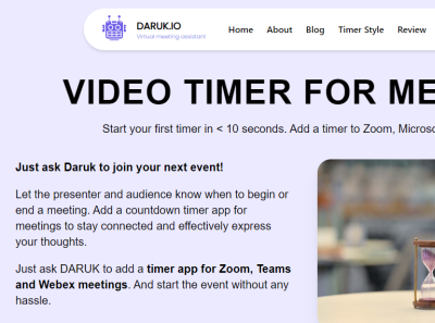 Methods for Adding a Timer to Zoom Meetings countdowntimerappformeetings timerappformeetings timerformeetings videotimerforvirtualevents videotimerforzoom zoomapp