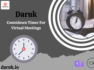 Countdown Timer For Virtual Events - Daruk countdowntimerappformeetings countdowntimervirtualevents daruk teamworktimetracker teamworktimetrackingapp timerappformeetings videotimerformeetings videotimerforzoom