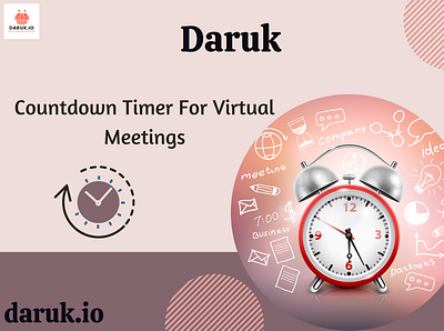 Use Countdown Timer in Meetings - Daruk countdowntimerappformeetings countdowntimerappforzoom timerappformeetings timerformeetings videotimerforzoom