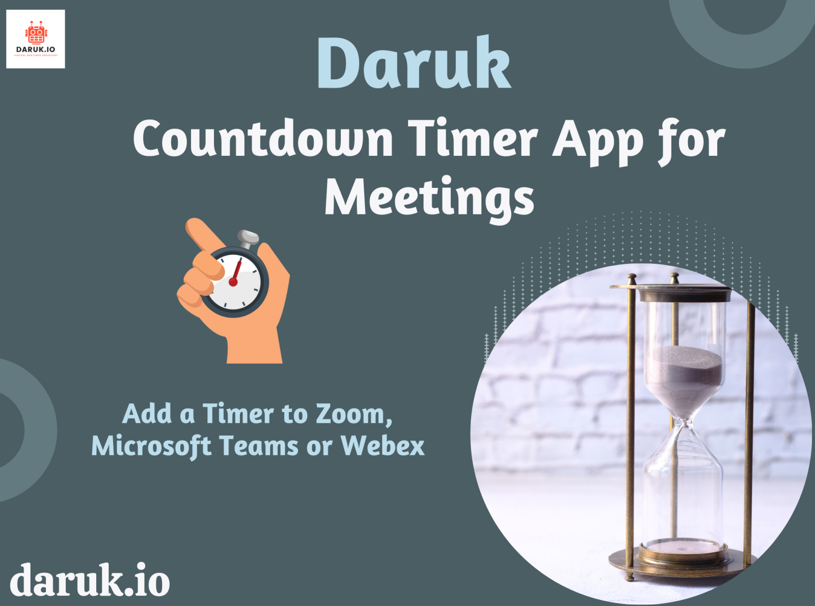 Perfect Meeting Countdown Timer App Daruk by Daruk on Dribbble