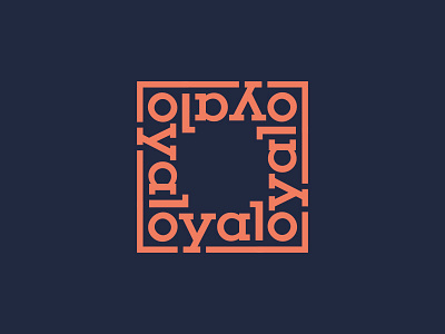 Loyalo branding classic heavy logo train