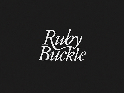 Ruby Buckle v2 branding card logo paper stationery