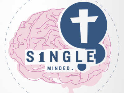 singleminded church design illustrator logo