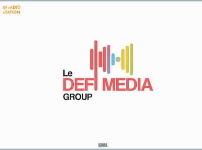 Le Defi media group brand branding design graphic graphic design logo