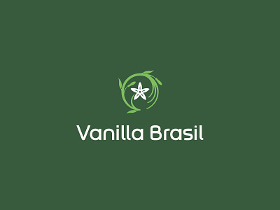 Vanilla Brasil brazil duna design studio logo logotype symbol vanilla visual identity