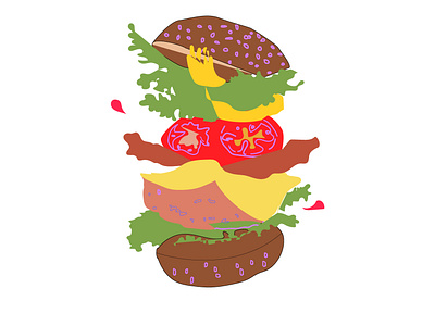 Flying burger