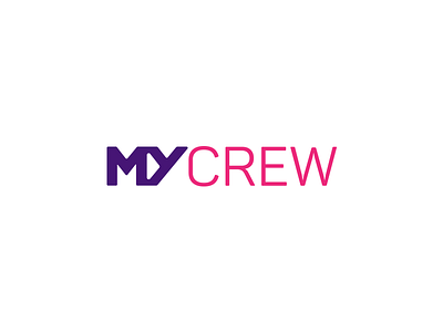 MYCREW l Media production branding camera constructions direct film identity logodesign media negativespace networking production