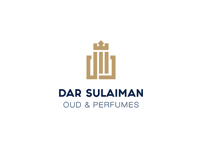 Dar Suleiman logo l Dar Suleiman for Oud and Perfumes brand branding identity logodesign luxury oud perfume perfumes royal