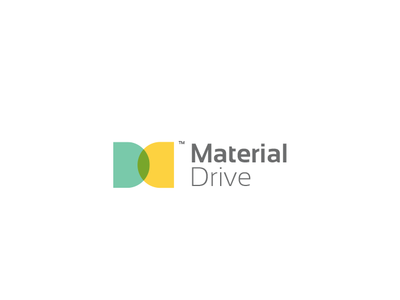 Material driver brand branding design identity logo logodesign logos mark minimal