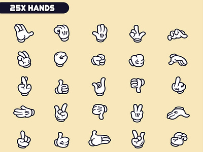 Cartoon Hands