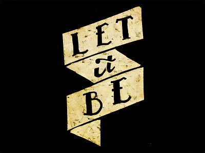 Let It Be beatles let it be tattoo type