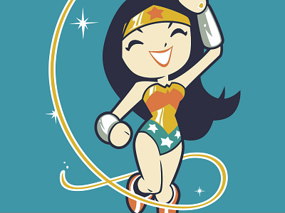 Wonderwoman cartoon comics dccomics vector warner bros wonderwoman