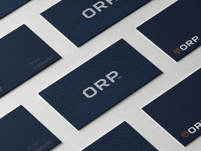 Topo map Business Cards
