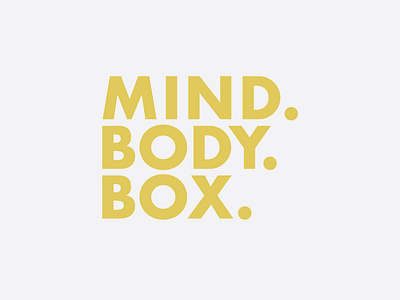 Mind Body Box body box boxing boxing gym branding design mind tagline design type vector