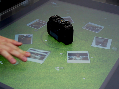 Multi Touch Photo Table design interactive