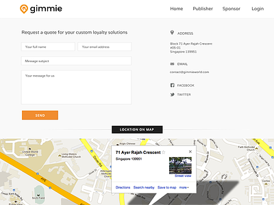 Gimmie Website