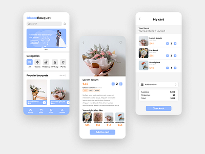 BloomBouquet - An online app to buy flower/bouquet
