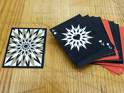 Playing cards - cut and ready