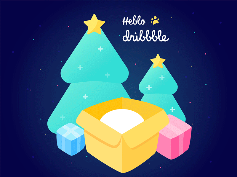 hello dribbble ae animals animation dog gif gift hello hello dribble