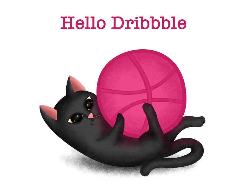 Hello Dribbble dribbble illustrations