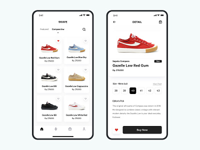 #Exploration - Sneakers Shop app brand concept detail ecommerce fashion ios iphone x minimalist mobile shoes shop sneaker ui