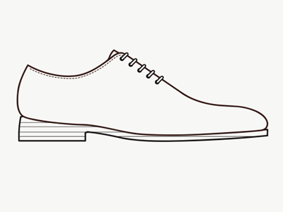 Crockett and Jones Oxford Illustration crockett and jones graphical drawing mens wear oxford shoe shoes